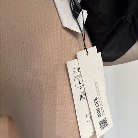 Zara Cream Blazer with Gold Buttons Large - Picture 5 of 6